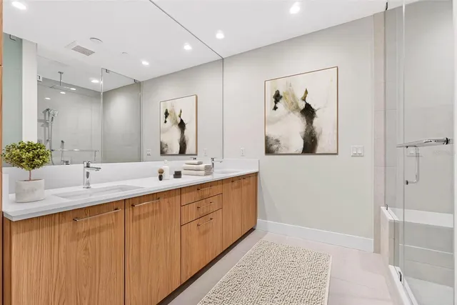 a view of a swimming pool with outdoor seating