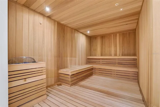 a city view with tall buildings