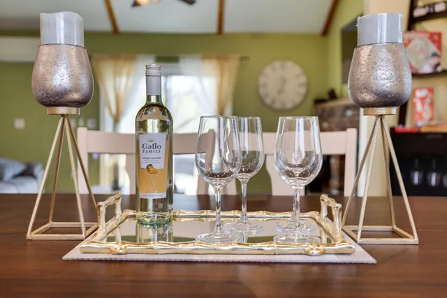 a vase of flowers sitting on a table