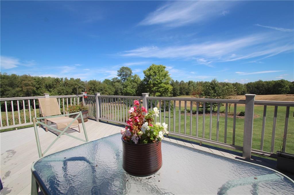 109 Ragan Road Prospect, PA 16052 - Photo 15 of 24 Amazing wrap around Trex deck is a great place to enjoy the view of the grounds!