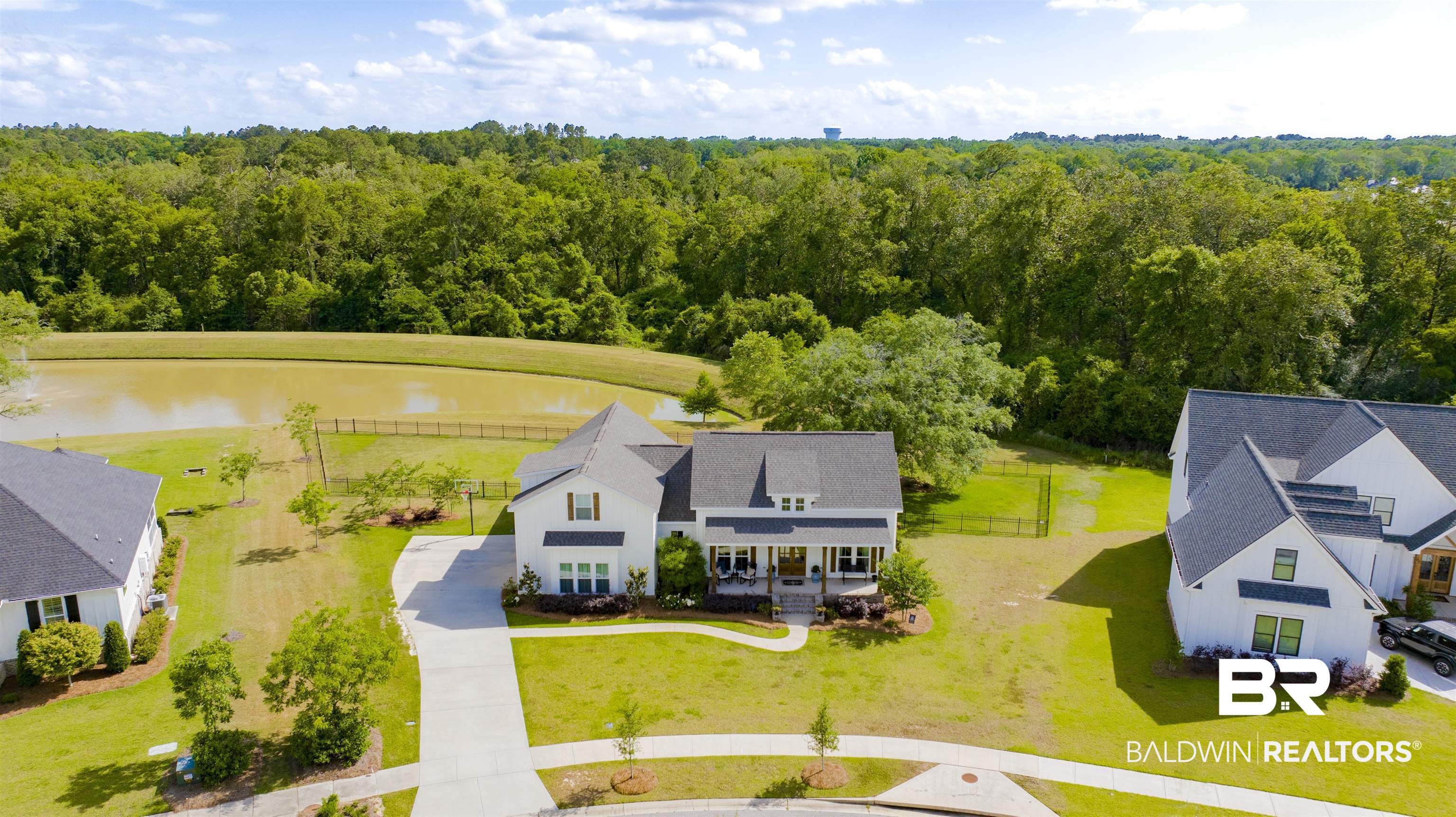 21621 Veranda Boulevard Fairhope, AL 36532 - Photo 46 of 51 Birds eye view of property featuring a view of trees and a water view