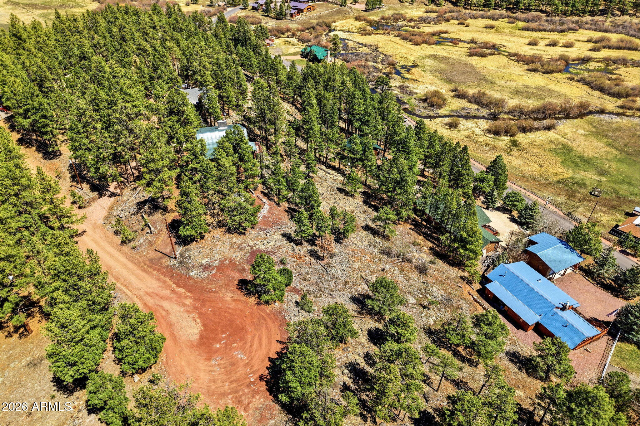 2 County Road 1013, Unit 12 Greer, AZ 85927 - Photo 9 of 15 a view of aerial view of house with yard and mountain view in back