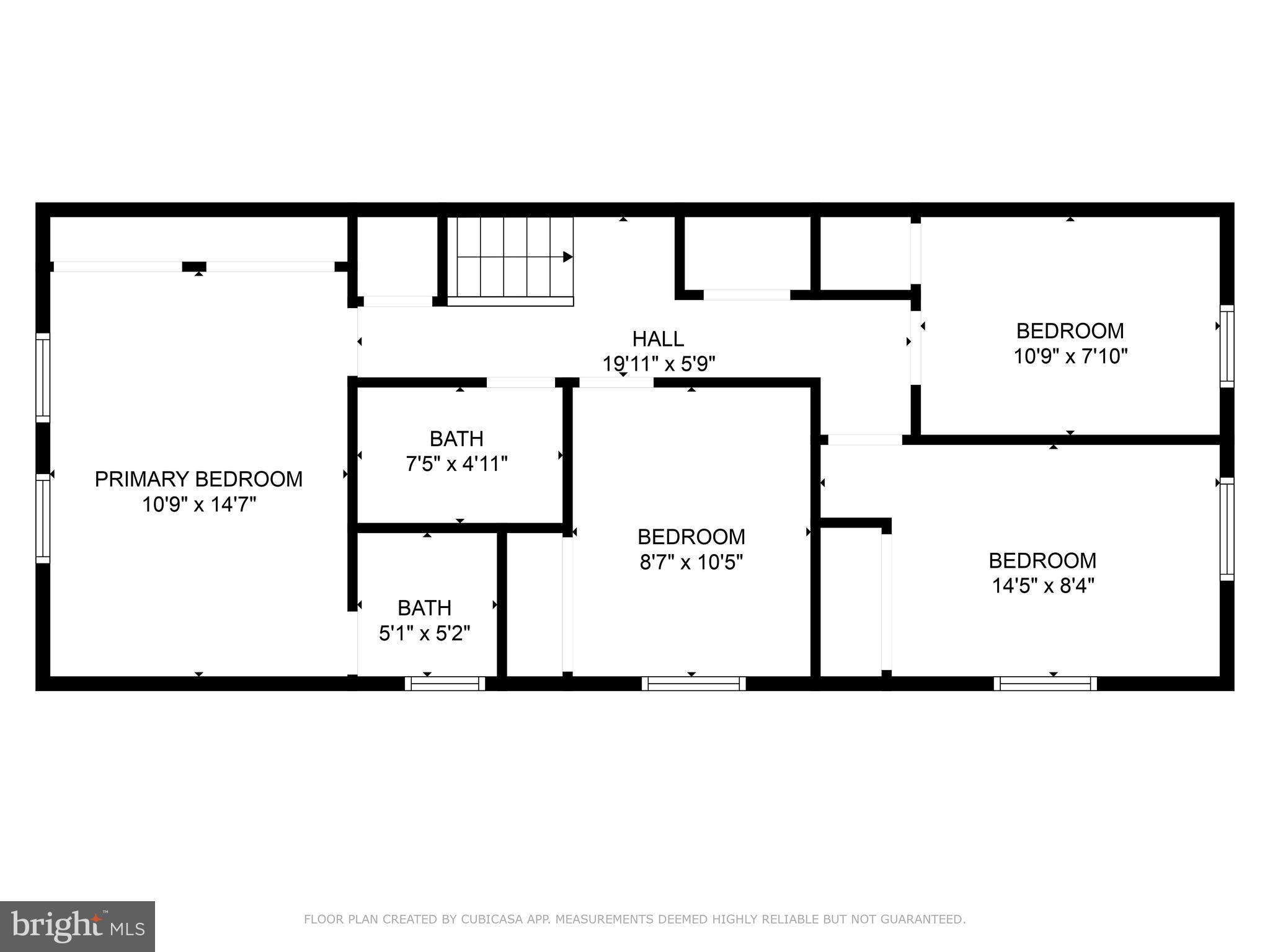 7448 Hill Road Philadelphia, PA 19128 - Photo 41 of 42 Upstairs Floor Plan