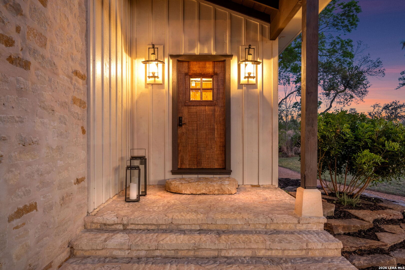 1429 Kendall Jackson Comfort, TX 78013 - Photo 14 of 88 a couple of potted plants in front of door