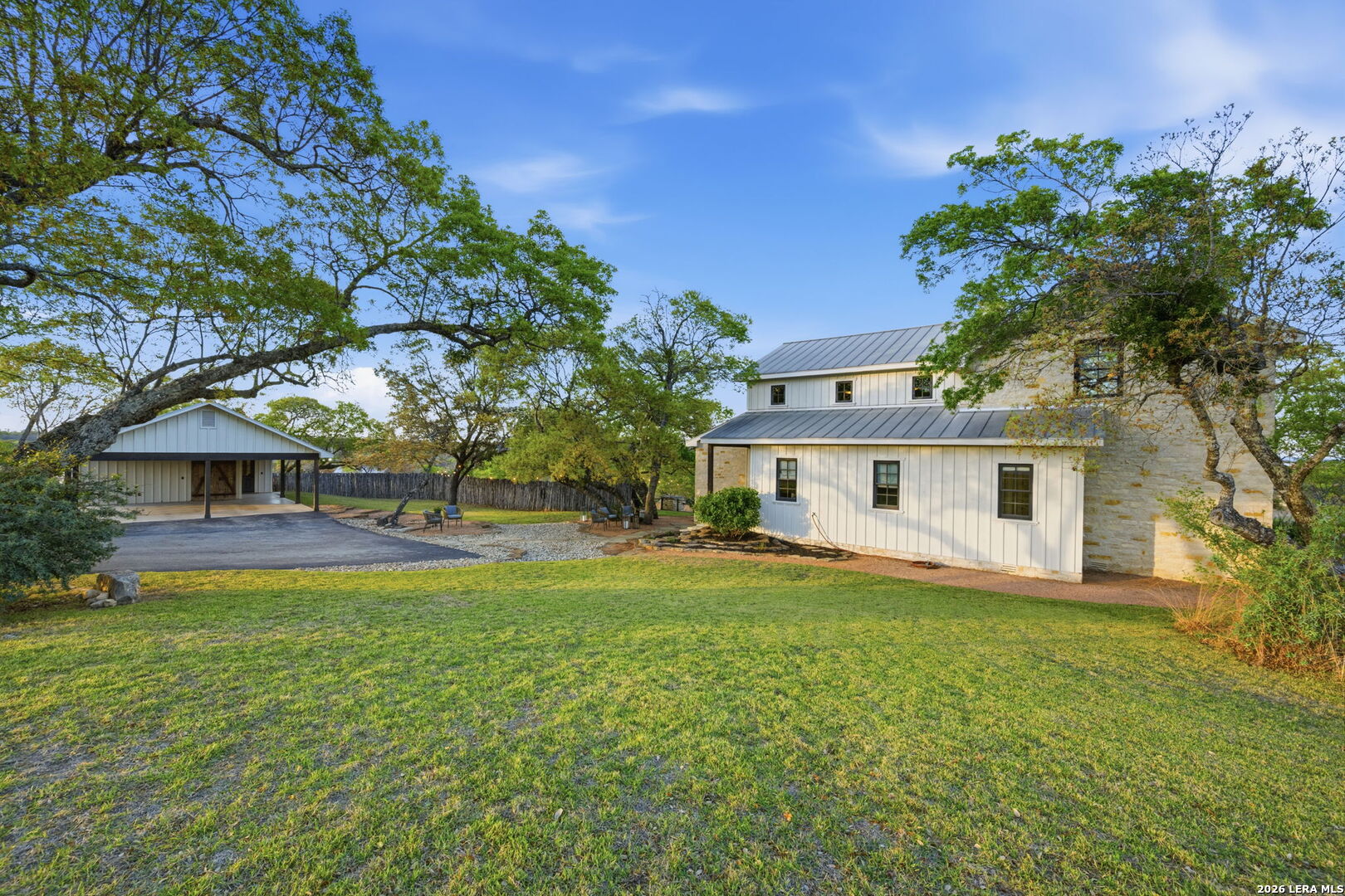 1429 Kendall Jackson Comfort, TX 78013 - Photo 56 of 88 a view of a house with a yard and sitting area