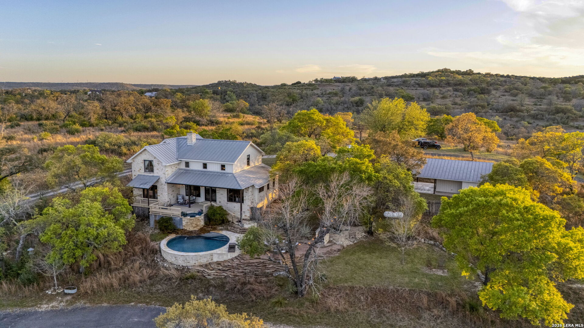 1429 Kendall Jackson Comfort, TX 78013 - Photo 65 of 88 a view of a house with a yard and lake view