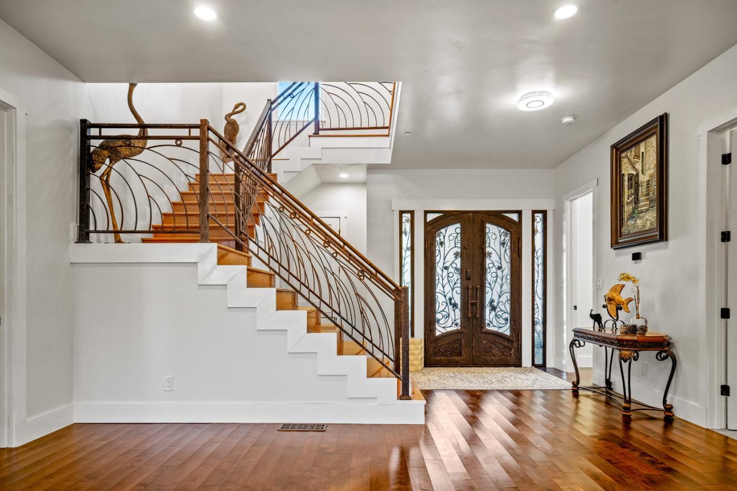 4044 Sunset Lane Pebble Beach, CA 93953 - Photo 5 of 39 a view of entryway and hall with wooden floor