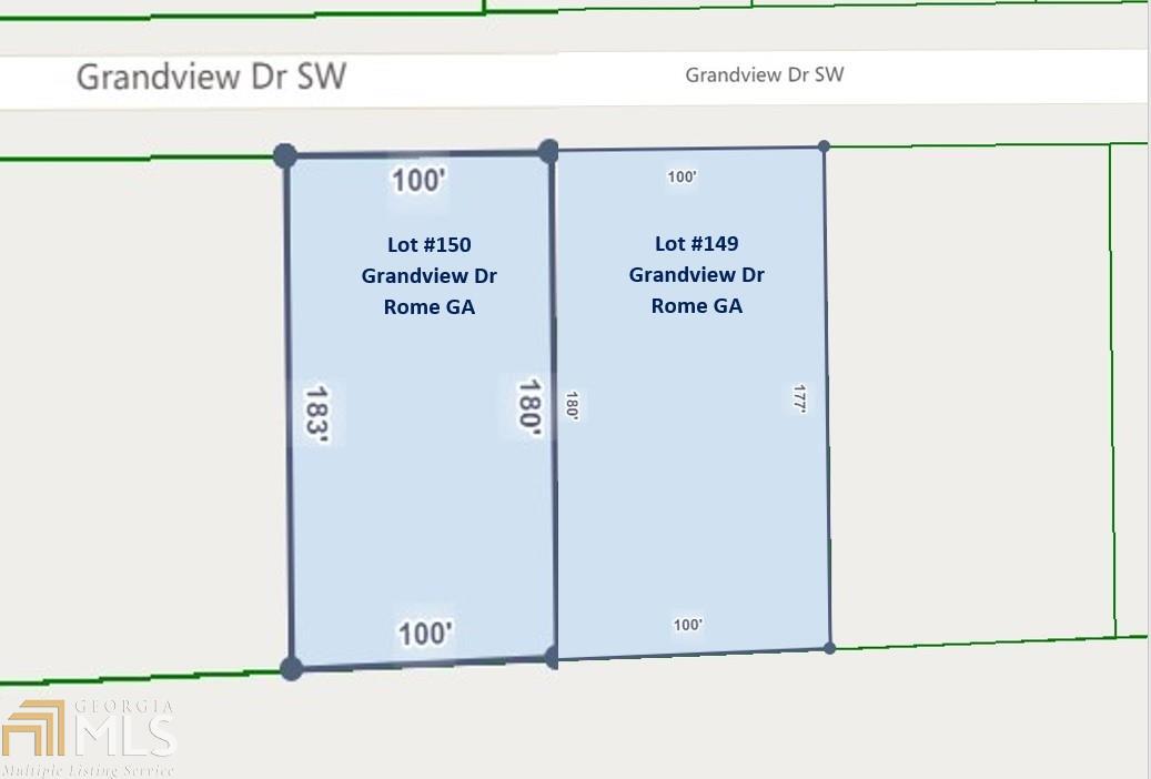 0 Grandview Drive, Unit 149/150 Rome, GA 30165 - Photo 1 of 1 .80 Acres - Wooded Lot -