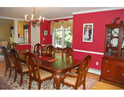 6 Brookwood Road Lexington, MA 02420 - Photo 8 of 27 a view of a dining room with furniture and chandelier