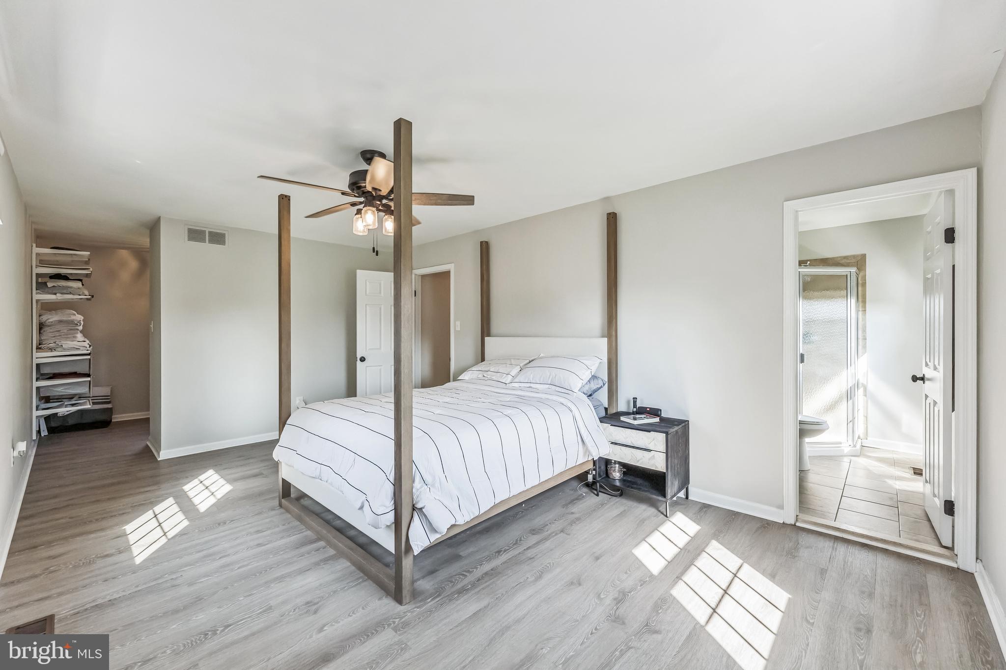 23 New Oak Road Mickleton, NJ 08056 - Photo 15 of 30 a bedroom with a bed and wooden floor