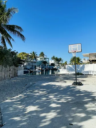 a view of a lake with boats