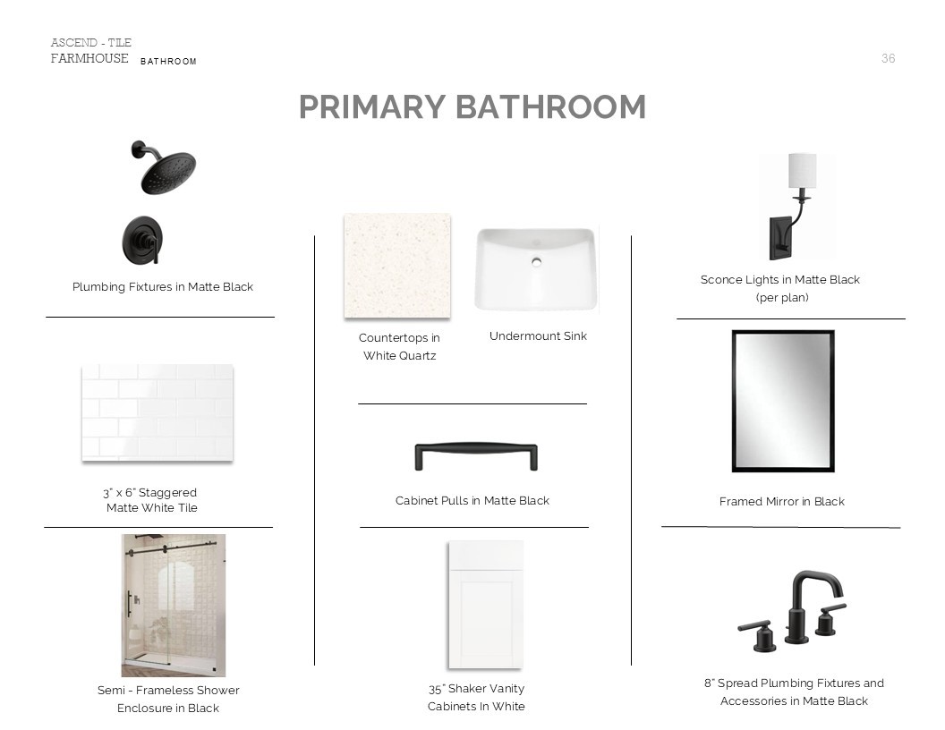 7922 Jasper Mdws Way Angleton, TX 77515 - Photo 27 of 31 Farmhouse Look Palette 5: Primary Bathroom (*Artist rendering used for illustration purposes only.)