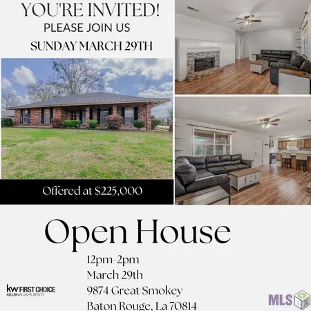 $225,000 | 9874 Great Smokey Avenue, Baton Rouge, LA 70814