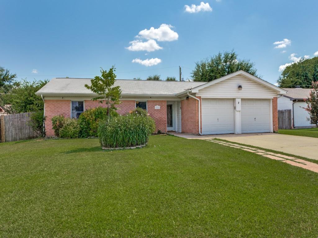 1216 Manning Street Benbrook, TX 76126 - Photo 2 of 26 Ranch-style home with driveway, an attached garage, and brick siding