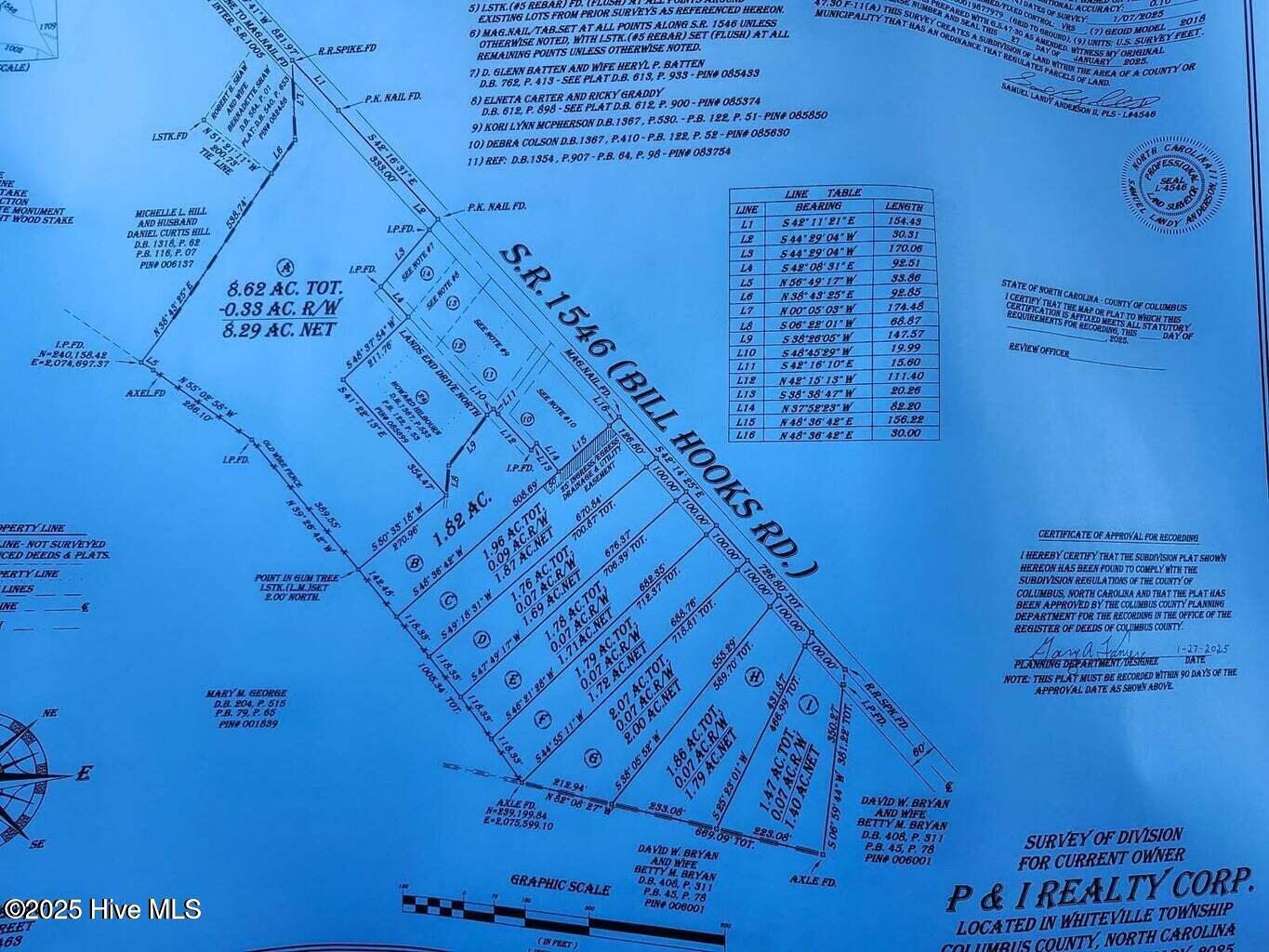 1257 Bill Hooks Road Whiteville, NC 28472 - Photo 23 of 25 map