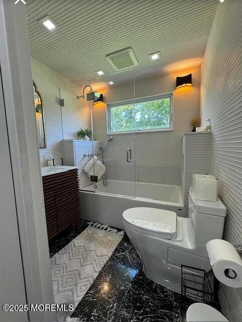 184 Ridgewood Avenue Oakhurst, NJ 07755 - Photo 6 of 16 a bathroom with a sink toilet and mirror