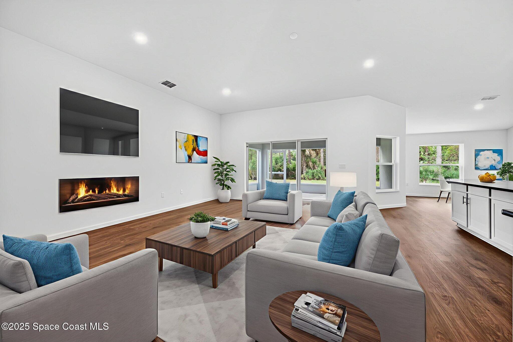 474 Scenic Road Palm Bay, FL 32908 - Photo 11 of 45 Virtually Staged Great Room