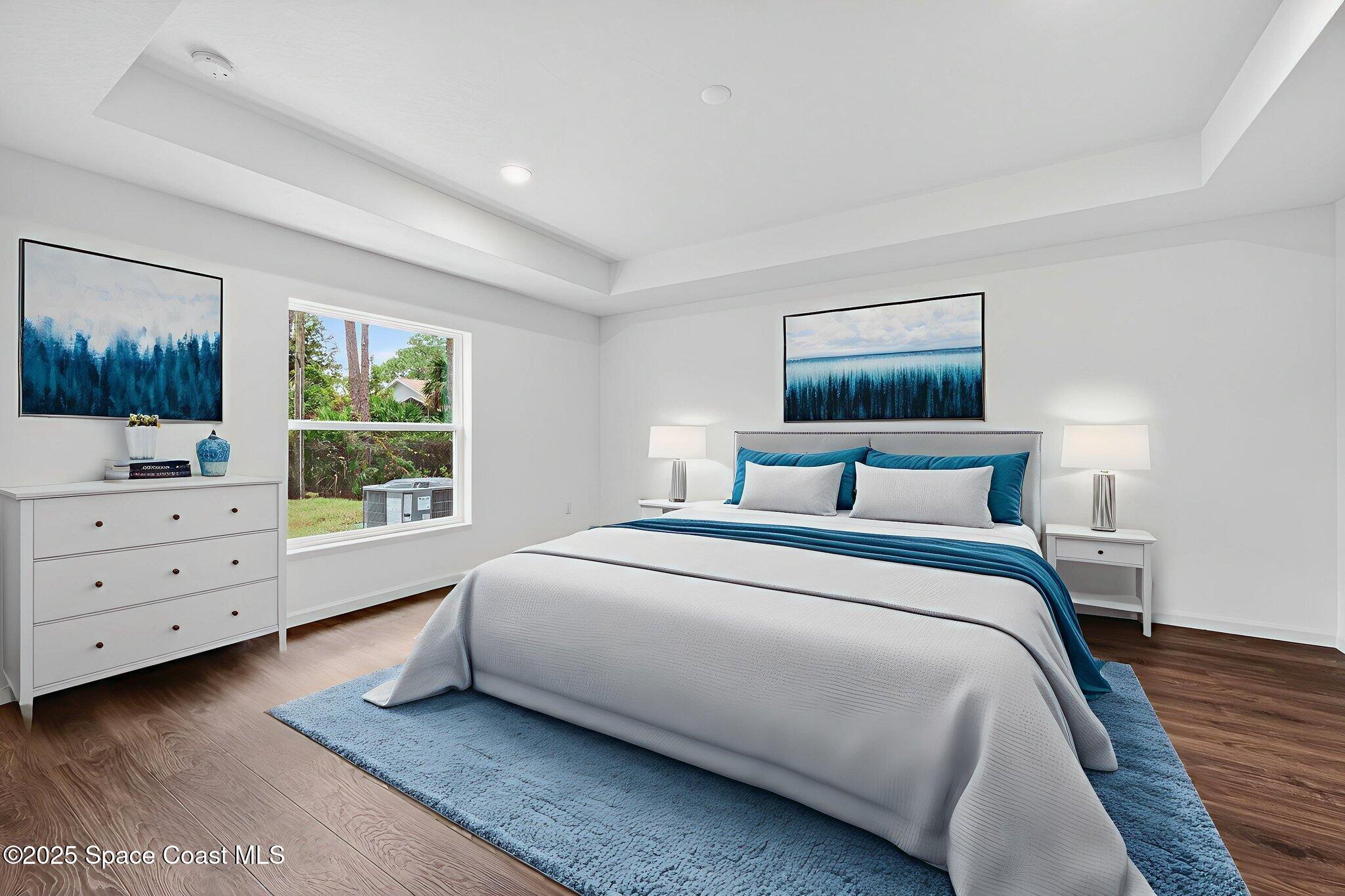 474 Scenic Road Palm Bay, FL 32908 - Photo 27 of 45 Virtually Stagged Primary Bedroom