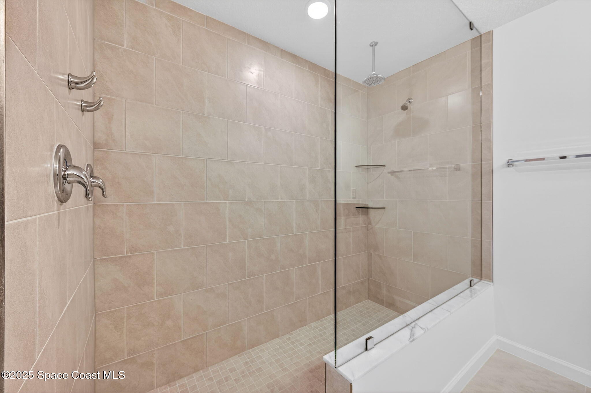 474 Scenic Road Palm Bay, FL 32908 - Photo 32 of 45 Roomy Tile Primary Shower