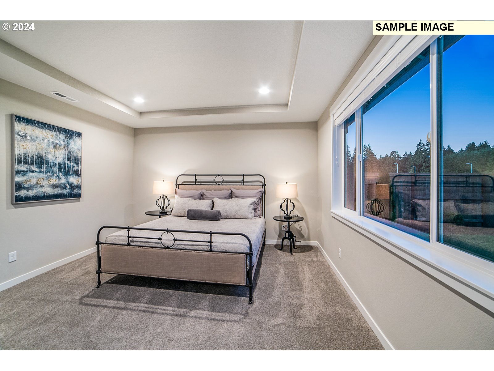 1309 North Kalani Loop, Unit LOT 54 Ridgefield, WA 98642 - Photo 7 of 24 a living room with furniture a large window and a rug