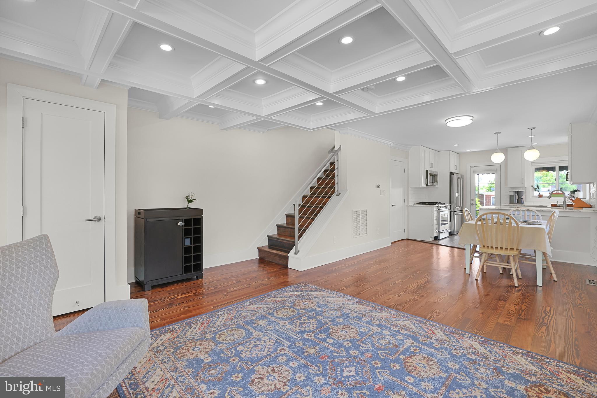 1225 Gallatin Street Northeast Washington, DC 20017 - Photo 4 of 28 a view of dining room with furniture and wooden floor