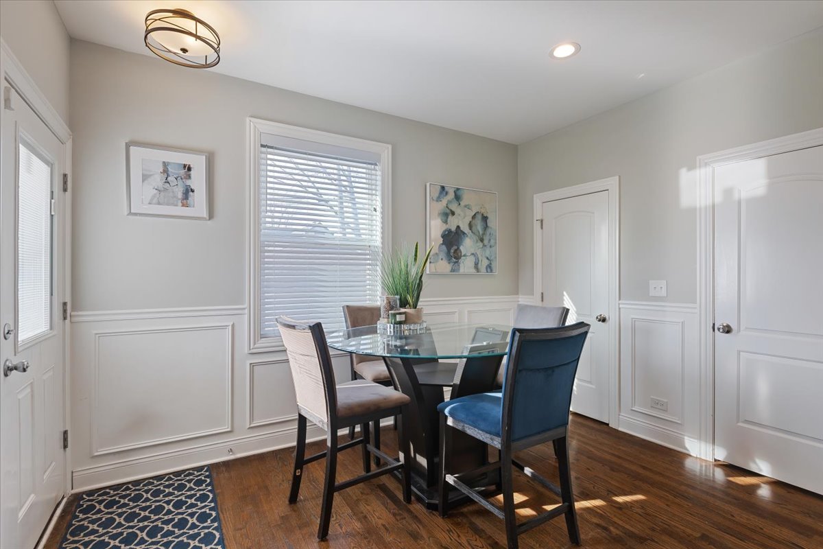 9124 South Bell Avenue Chicago, IL 60643 - Photo 14 of 35 a view of a dining room with furniture window and wooden floor