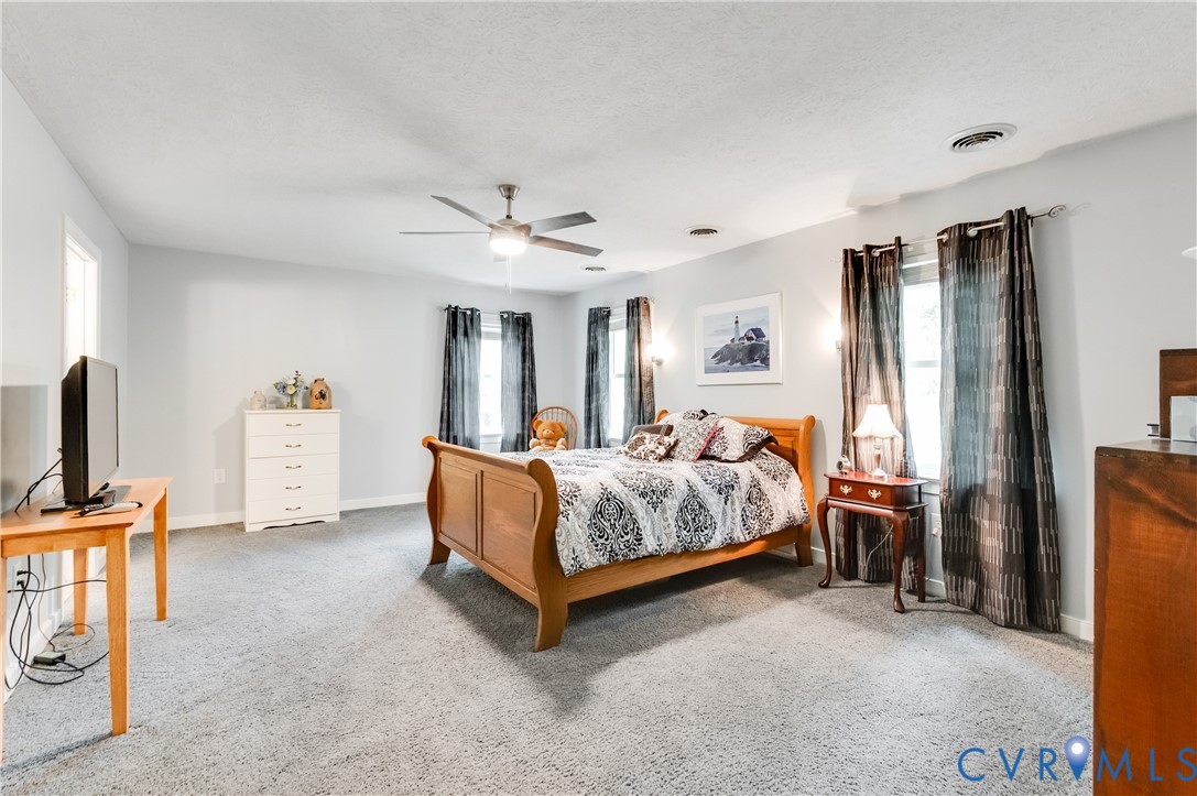 19229 Turkey Road Rockville, VA 23146 - Photo 30 of 44 a bed room with a bed and a television