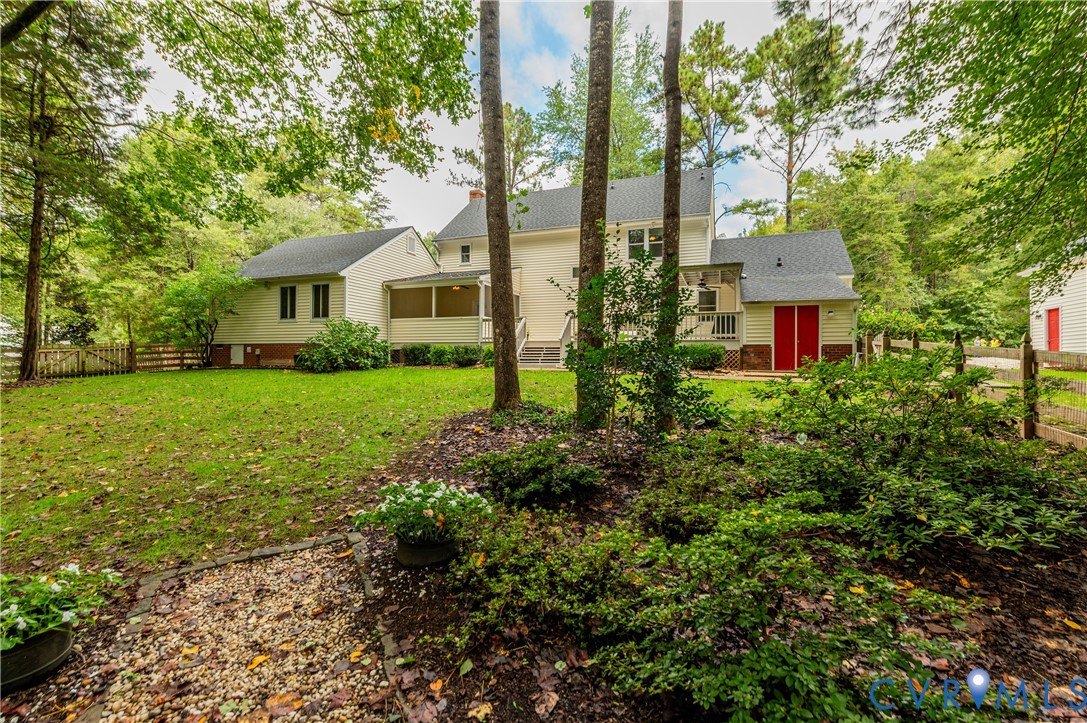 19229 Turkey Road Rockville, VA 23146 - Photo 43 of 44 a front view of a house with garden