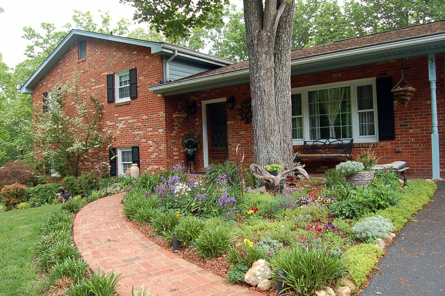 384 Pin Oak Drive Blue Ridge, VA 24064 - Photo 3 of 57 front view of a house with a yard