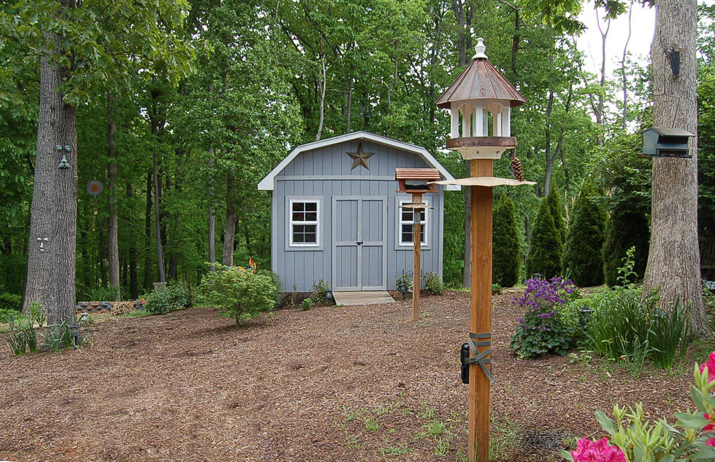 384 Pin Oak Drive Blue Ridge, VA 24064 - Photo 53 of 57 a front view of a house with garden