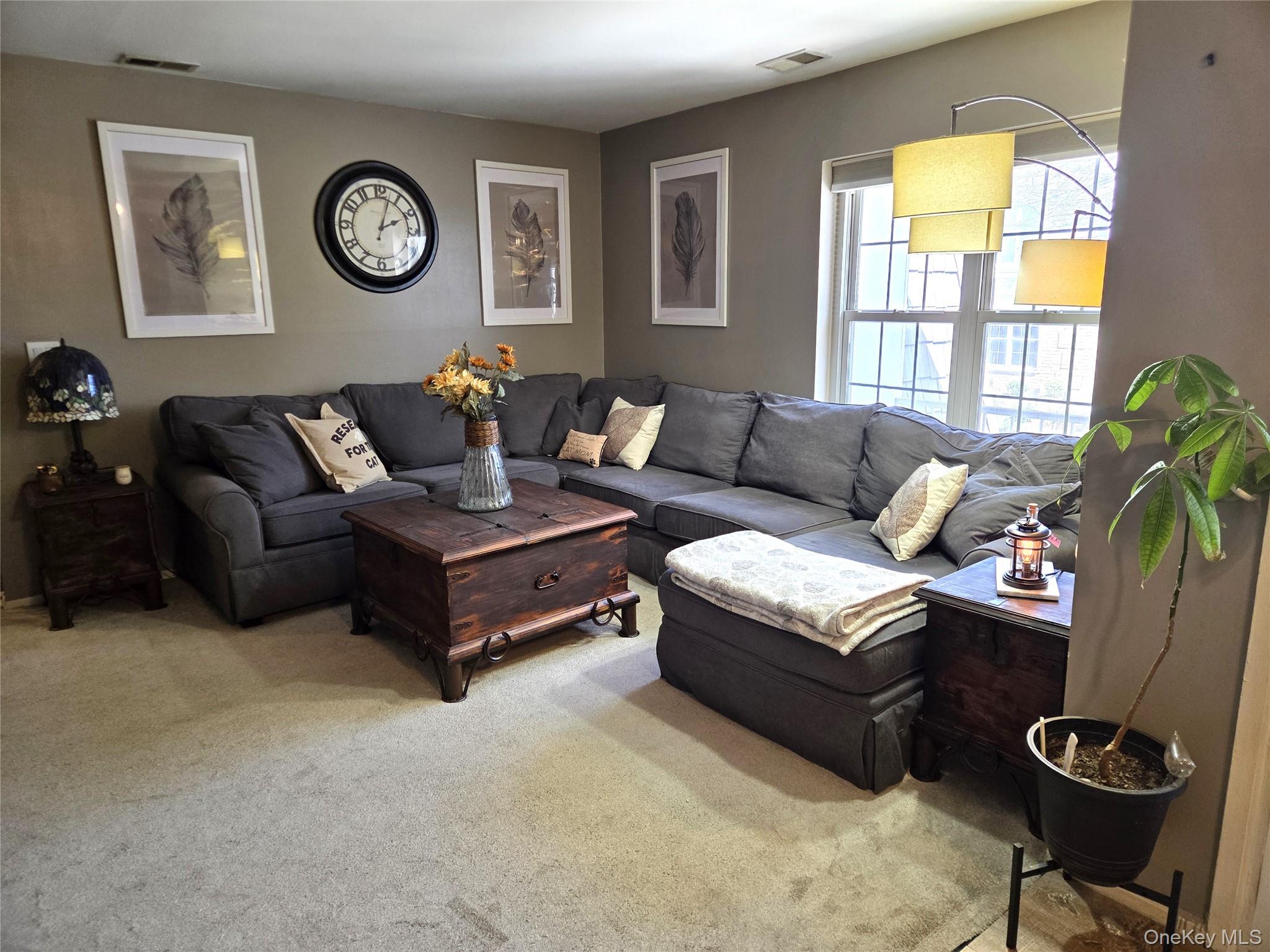 655 Middle Country Road, Unit 6A2 Coram, NY 11727 - Photo 8 of 19 The Comfortable, Large Inviting Living Room Offers A Double Window Illuminating The Room With Natural Light, All Neutral Decor & Ample Room For A Large Living Room Set/Furniture.