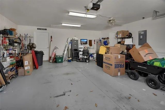 a room with furniture and a gym machine