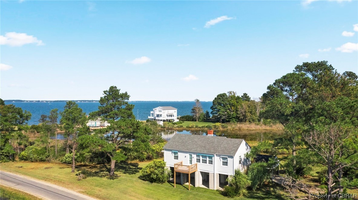 2218 Mill Creek Road Wake, VA 23176 - Photo 7 of 41 Birds eye view of property with a water view