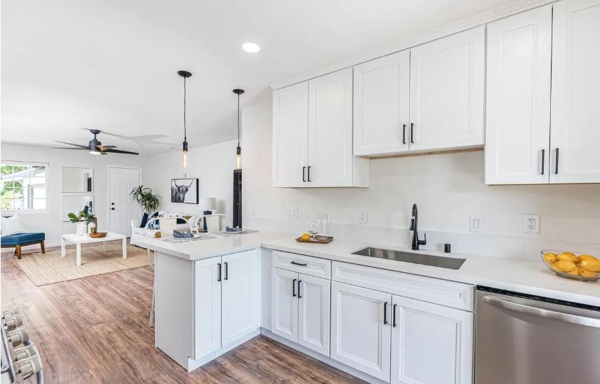 635 Paraiso Avenue Spring Valley, CA 91977 - Photo 26 of 27 a kitchen with white cabinets and sink