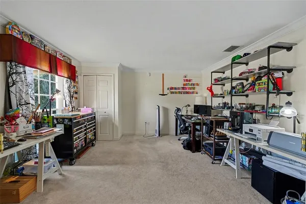 a view of storage and utility room