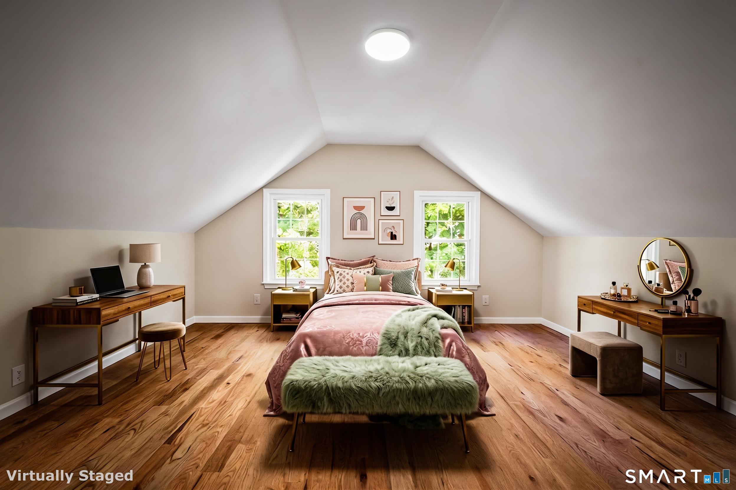 110 Minturn Road Bridgeport, CT 06606 - Photo 23 of 29 a spacious bedroom with a bed and a large window