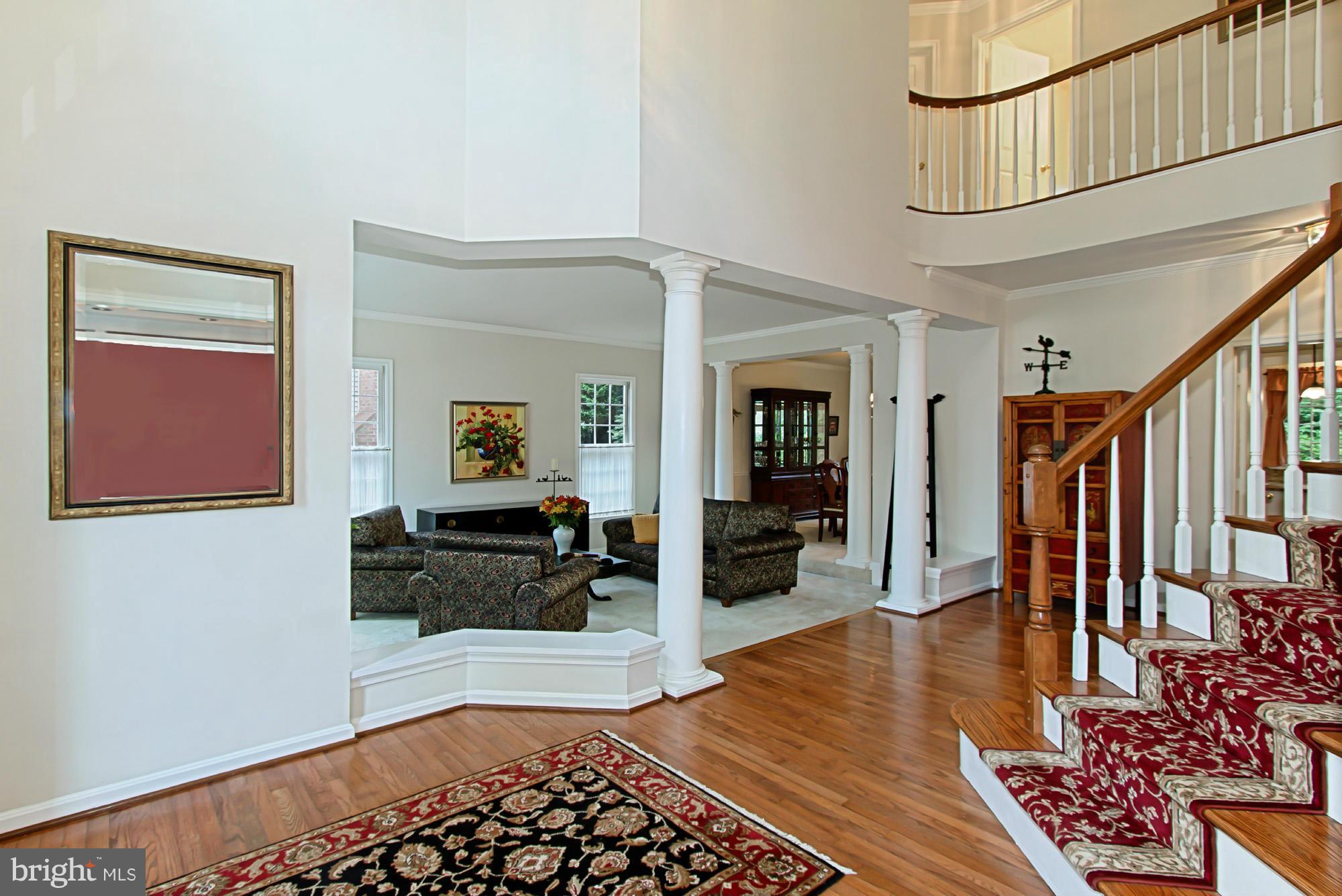 8127 Ridge Creek Way Springfield, VA 22153 - Photo 4 of 30 a living room with furniture and a potted plant