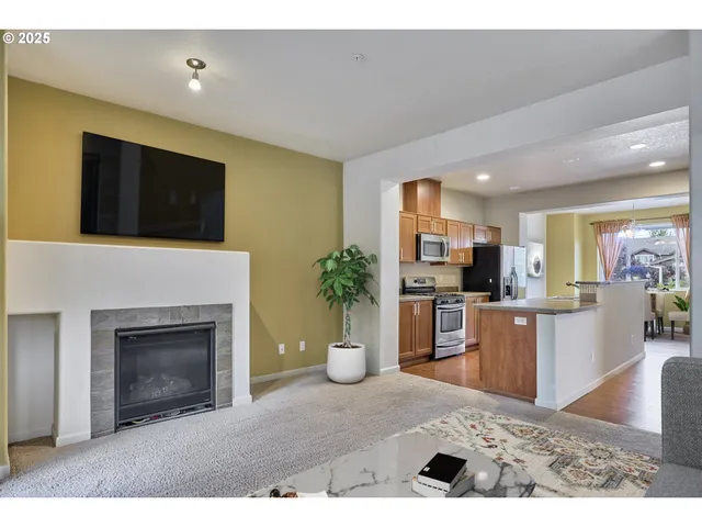a open kitchen with sink cabinets and stainless steel appliances