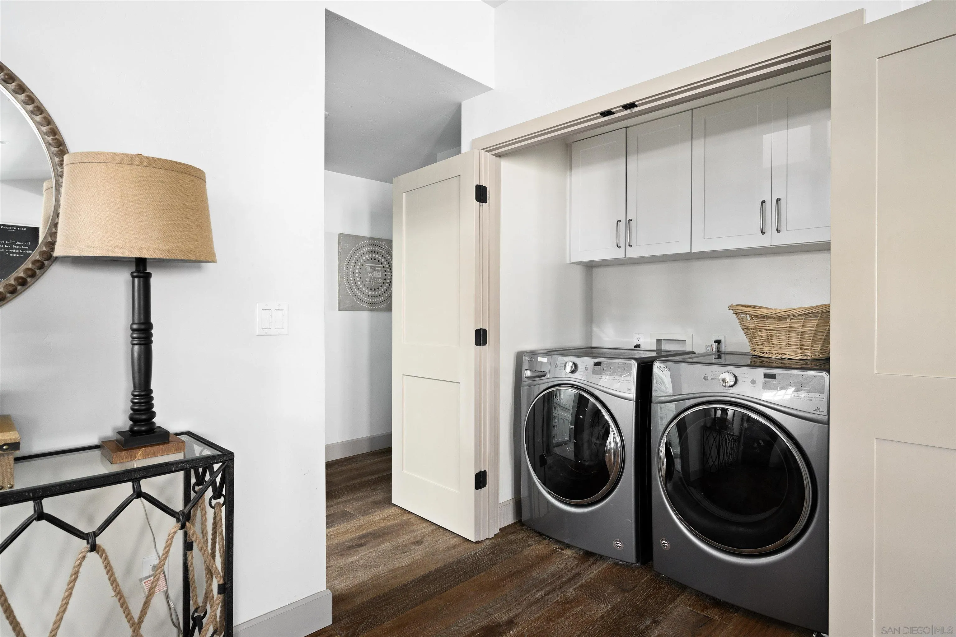 5351 Saxon Street San Diego, CA 92115 - Photo 24 of 34 a view of hallway with washer and dryer