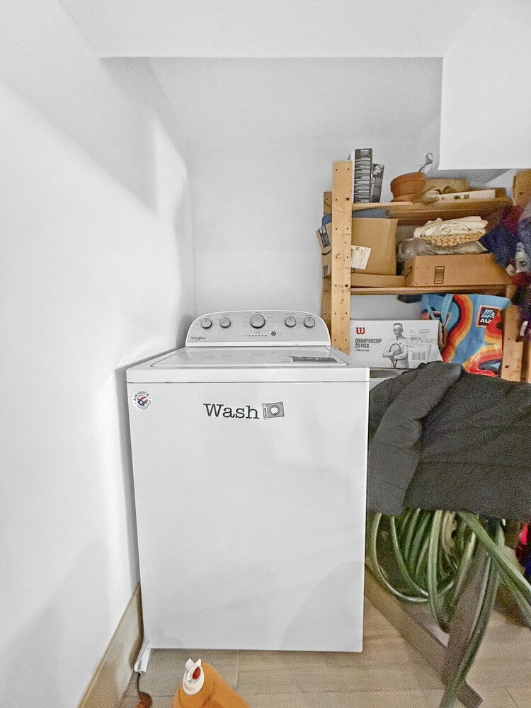 1353 Saint Marks Avenue, Unit 1 Brooklyn, NY 11233 - Photo 14 of 17 a utility room with dryer and washer