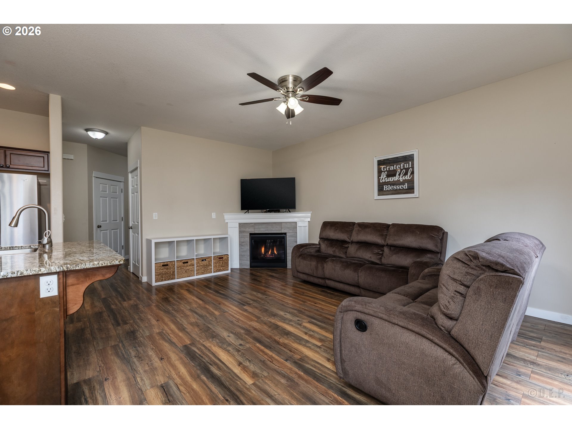 193 South 2nd Street St. Helens, OR 97051 - Photo 4 of 23 a living room with furniture and a flat screen tv