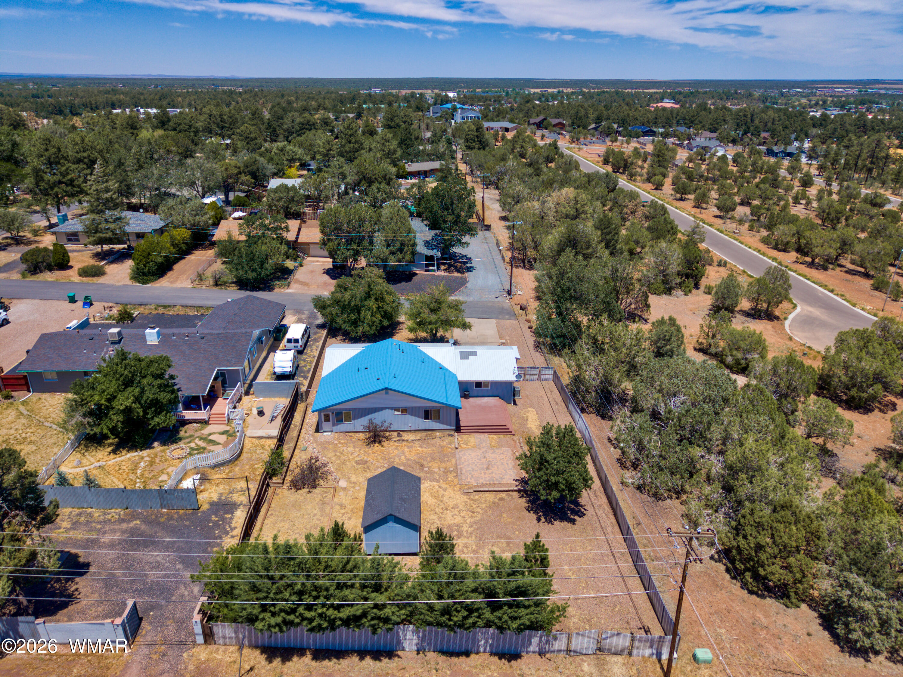 411 West Stratton Show Low, AZ 85901 - Photo 33 of 47 an aerial view of multiple house