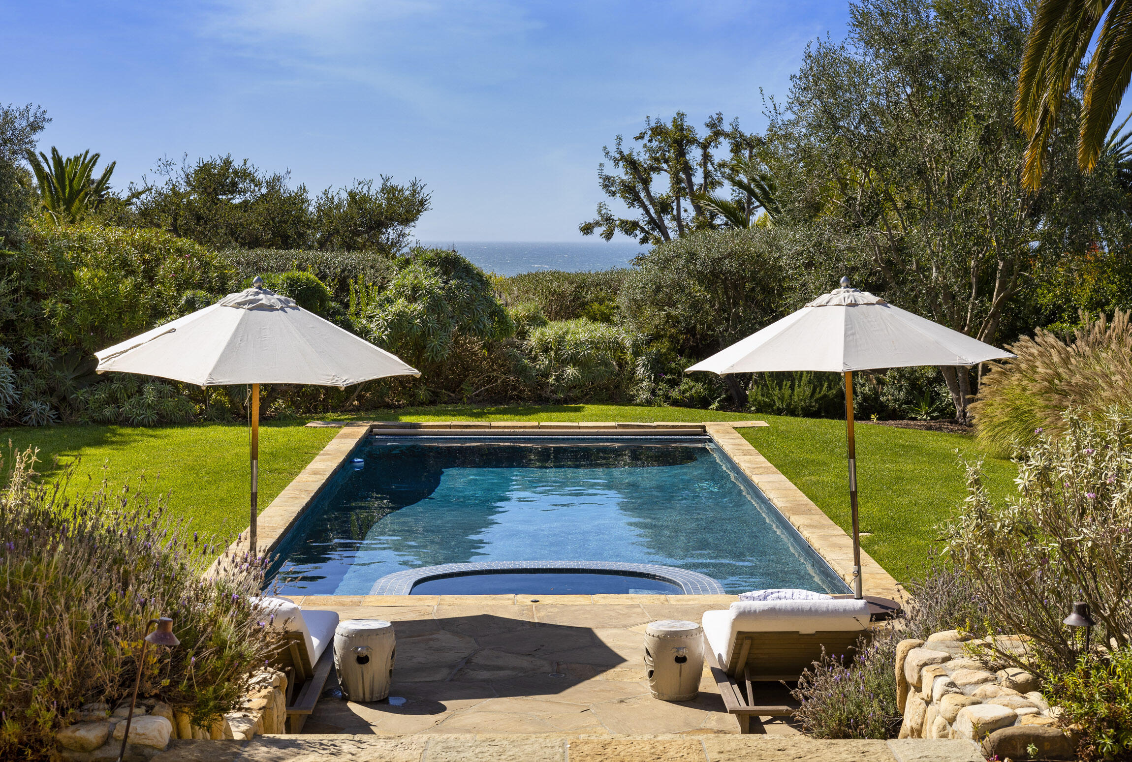 4110 Creciente Drive Santa Barbara, CA 93110 - Photo 15 of 33 Pool from Family room