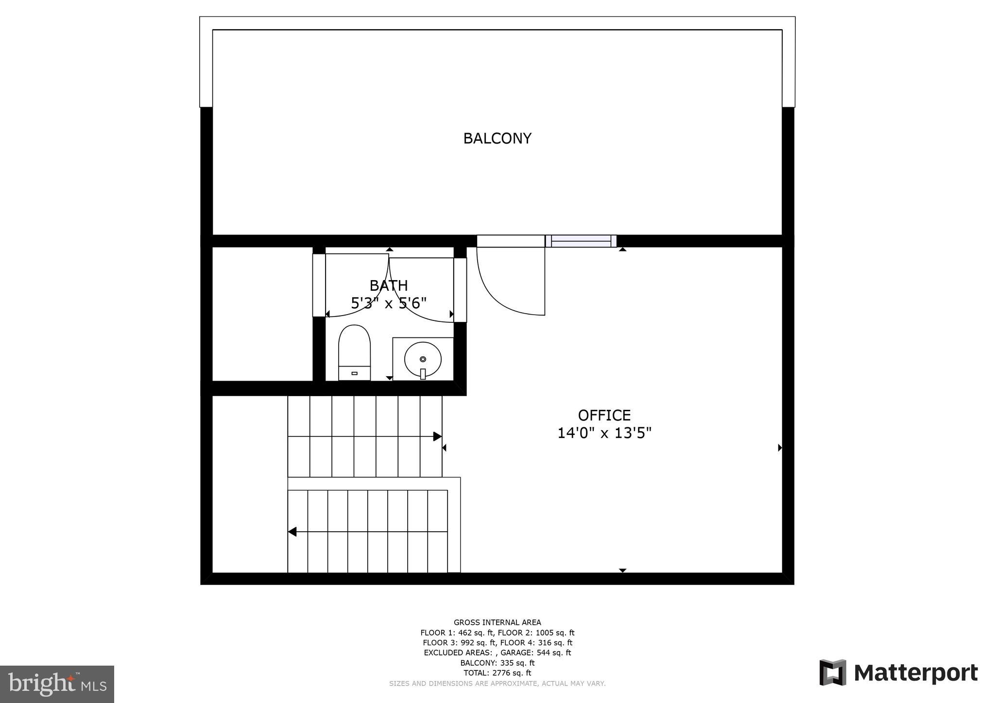 44732 Roosevelt Square Ashburn, VA 20147 - Photo 51 of 51 Floor Plan Level 4
