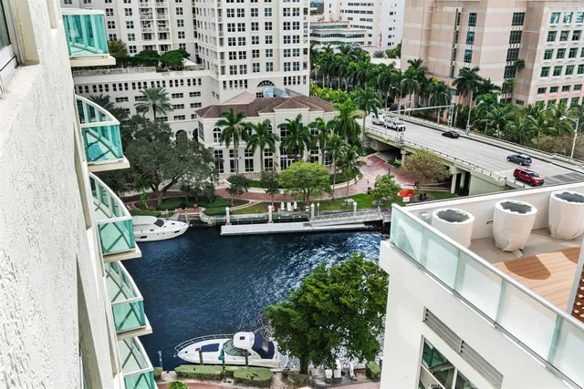 a view of balcony with furniture