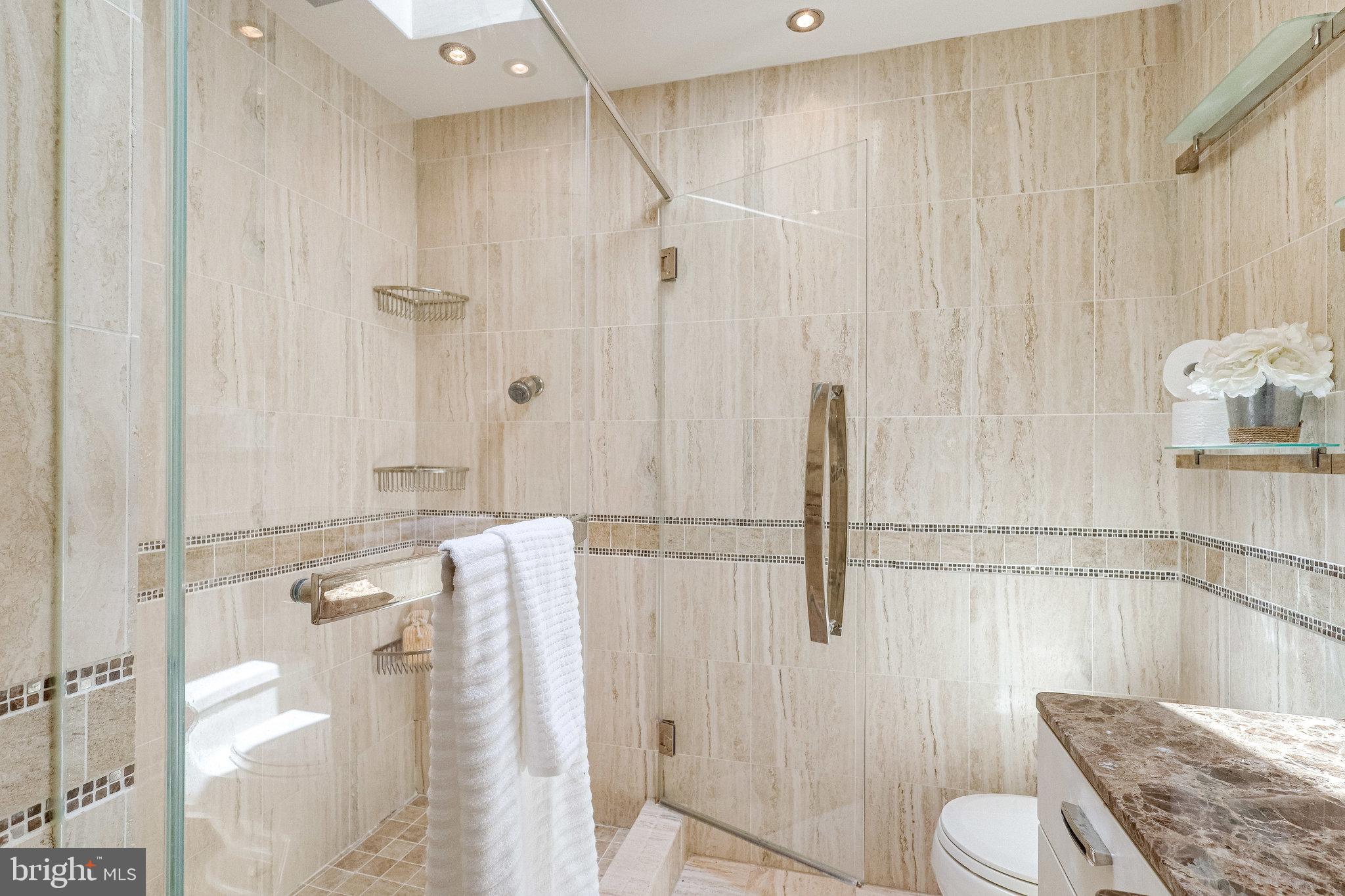 9300 Mac Swain Place Springfield, VA 22153 - Photo 30 of 47 Custom glass doors and tile to ceiling