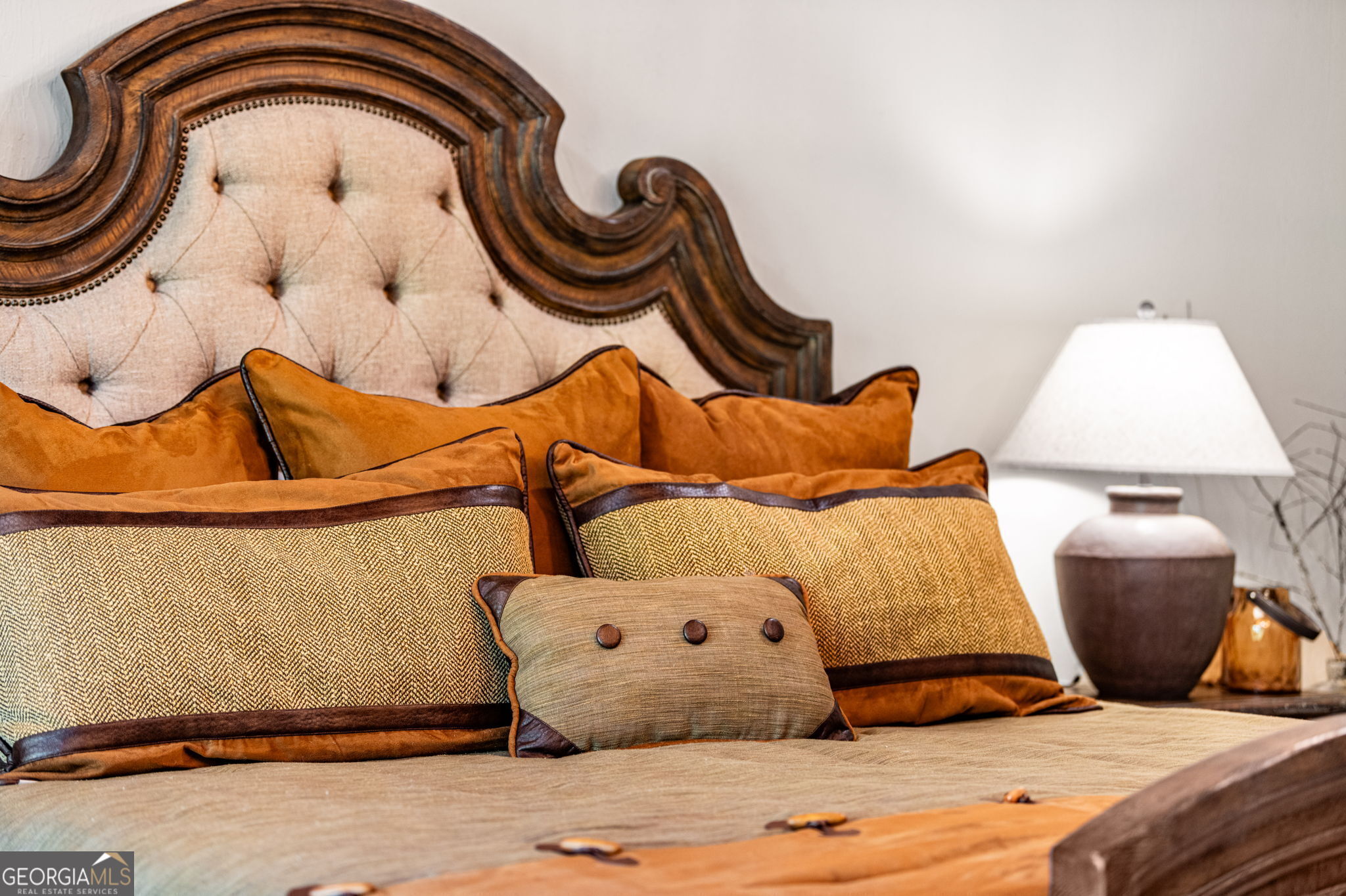 184 Spence Road Blue Ridge, GA 30513 - Photo 74 of 90 a blue bed sitting in a room next to a window