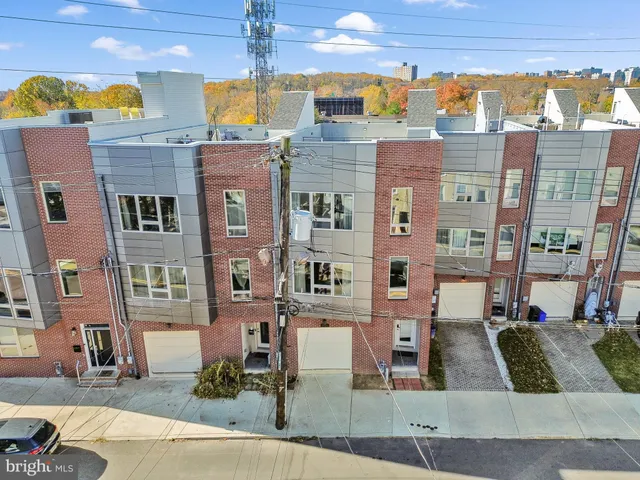 a front view of a building