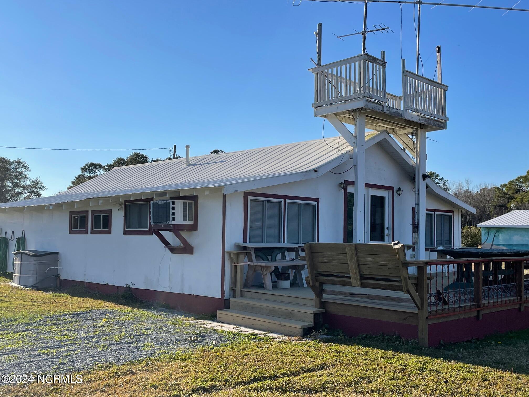 2604 Cedar Island Road Cedar Island, NC 28520 - Photo 45 of 62 Studio and Barn with deck facing waterfront