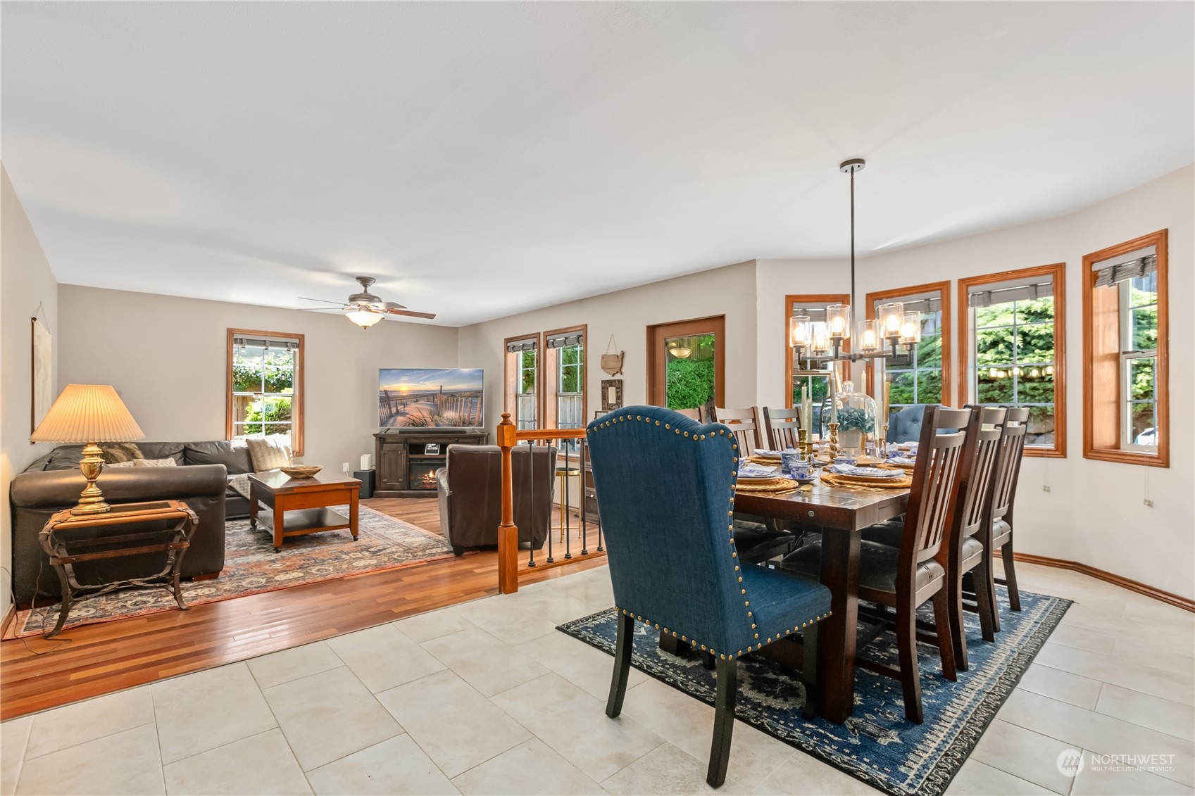 24202 26th Avenue Southeast Bothell, WA 98021 - Photo 11 of 37 a view of a dining room with furniture window and outside view